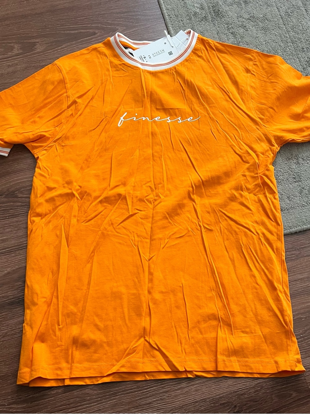 Finesse Orange Men's Crewneck T-Shirt